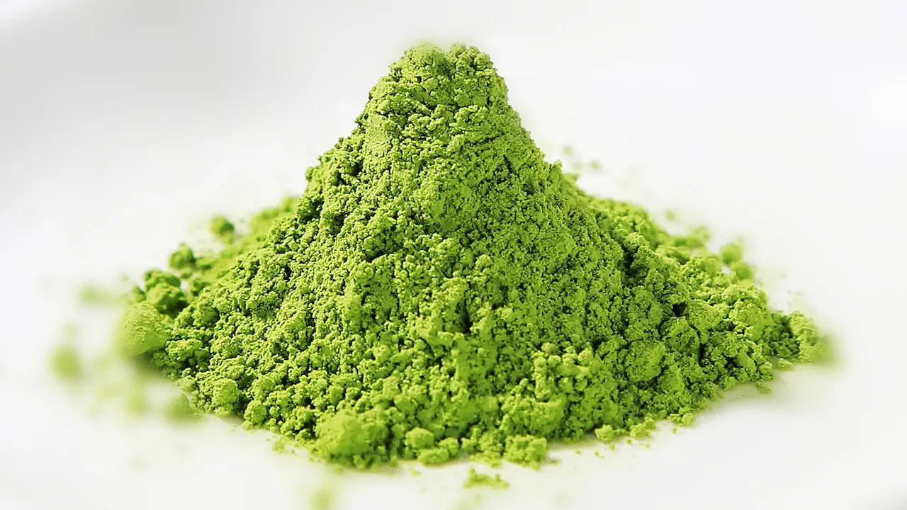 green tea powder