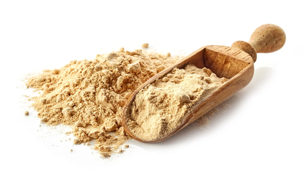 brown yellow powder