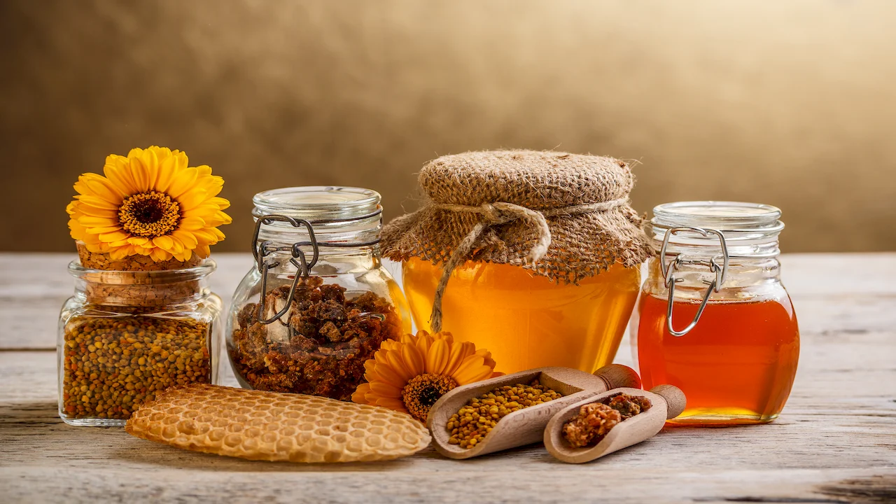 Natural polyflora honey